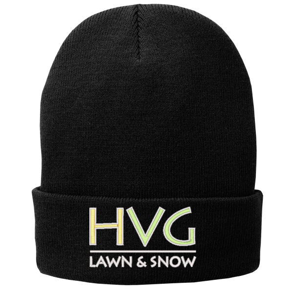 Knit Cuffed Fleece Lined Beanie  Thumbnail